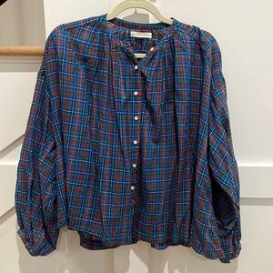 Doen Plaid Blouse